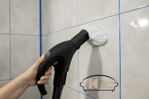 servicii curatare si igienizare gresie faianta baie cu jet de aburi fierbinti